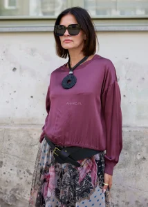 Bluzka Ardenelle Śliwkowa 