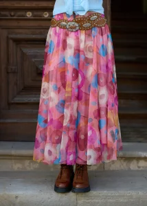 Spódnica Lunareth Multicolor Pink