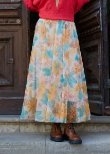 Spódnica Lunareth Bloomy Air Pomarańczowa 