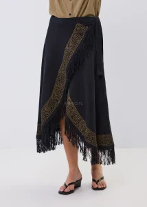 Spódnica Nomadic Boho Czarno-Beżowa