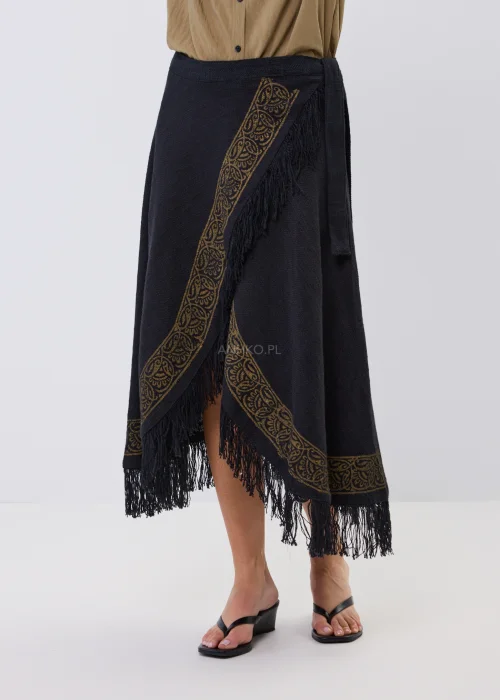 Spódnica Nomadic Boho Czarno-Beżowa
