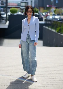 Jeansy Denim Fleur Niebieskie 