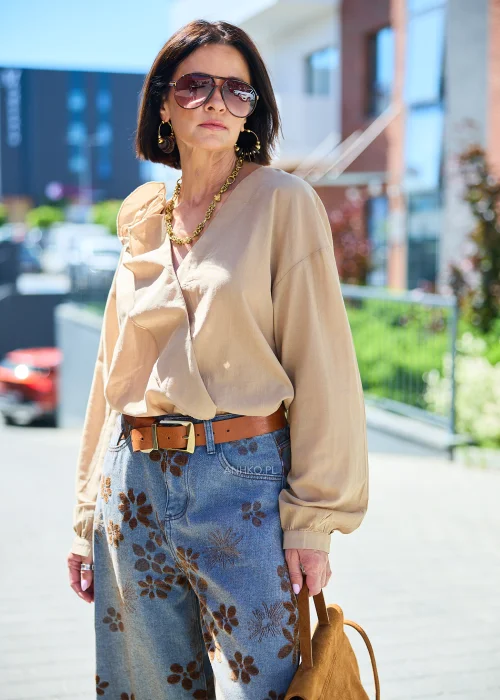 Bluzka Norolna Camel  