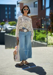 Jeansy Bohol Denim z Chustą 