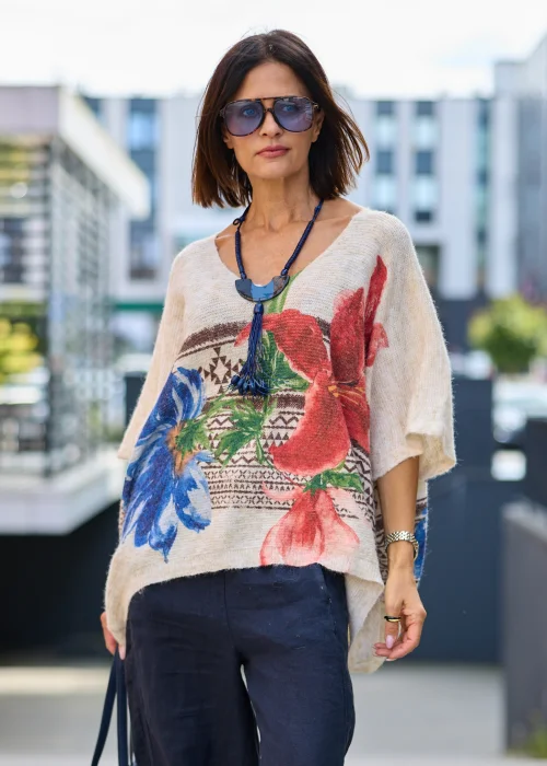 Sweter Maccono Lilio Ecru