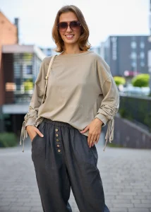 Bluzka Ruchessa Taupe