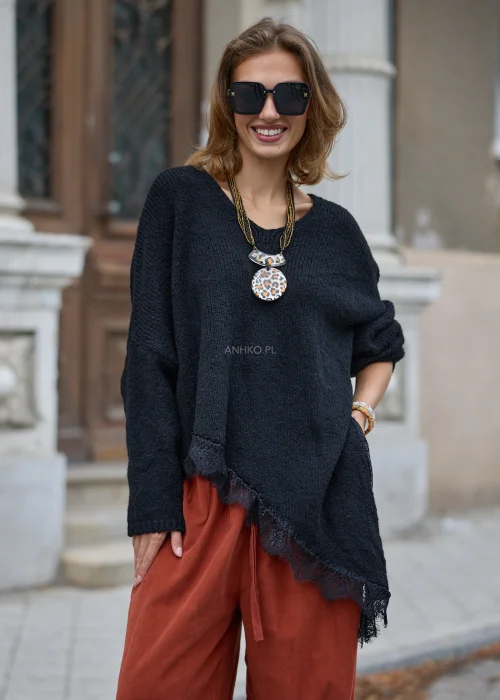Sweter Isolde Solace Czarny