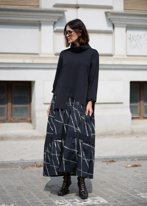  Sukienka Shadow Flow Maxi Dress Czarna 