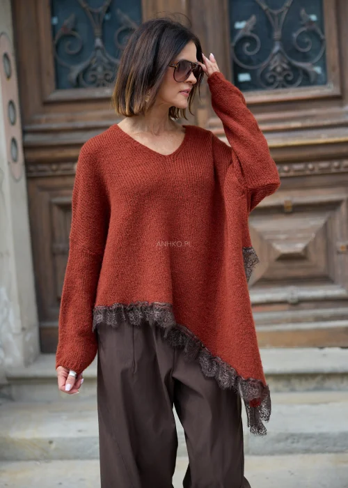 Sweter Isolde Solace Ceglany
