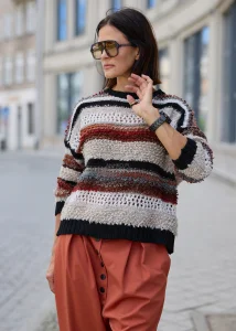 Sweter z Dodatkiem Alpaki Conola Czarny