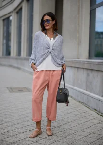 Sweter Cover Candy Jasnoszary