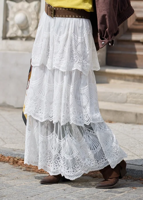 Spódnica Lace Mirage Biała 