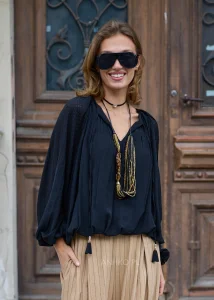 Bluzka Renell Czarna 