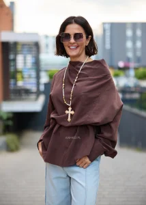 Bluzka Velaris Brązowa 