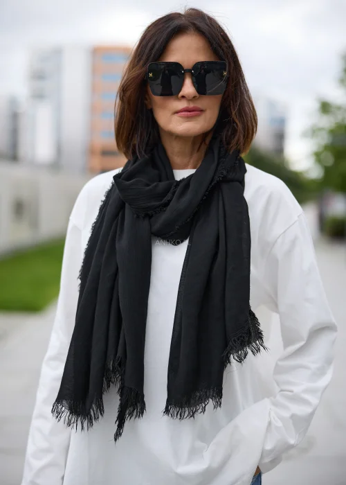 Szal Tina Czarny