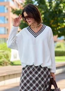 Bluza Enne Śmietankowa 