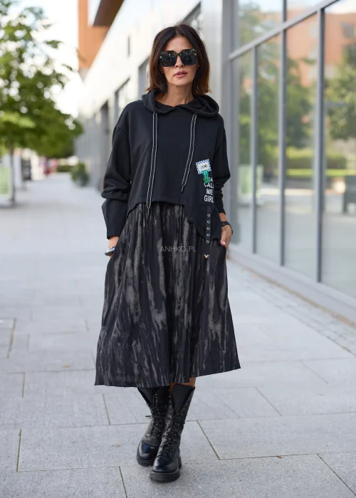 Sukienka Midnight Rebel Czarna 