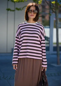 Bluzka Atomis Różowo-Brązowy