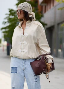 Bluza Urban Lace Rebel Beżowa 