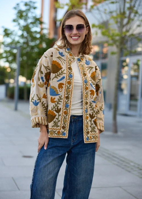 Welurowy Żakiet Boho Reversible Bloom NR.125