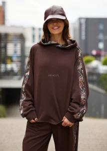 Bluza Tapestry Flow Czekoladowa
