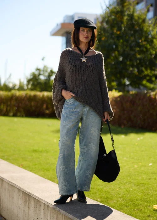 Jeansy Denim Fleur Niebieskie 