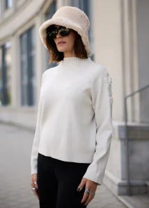 Sweter Elowen Kremowy