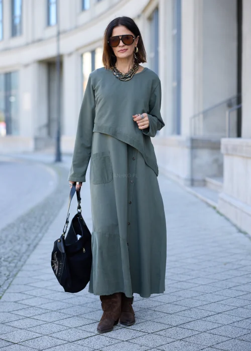 Sukienka 2w1 Avelisse Khaki