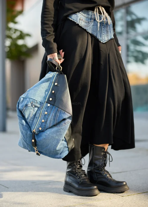 Plecak Denwick Niebieski Denim Czarny