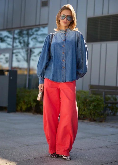 Jeansy Coral Drift Czerwone 