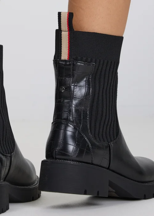 Botki Sztyblety Kingswell Rock Czarne DROP -20% Tylko do 29.10 do g. 17.00