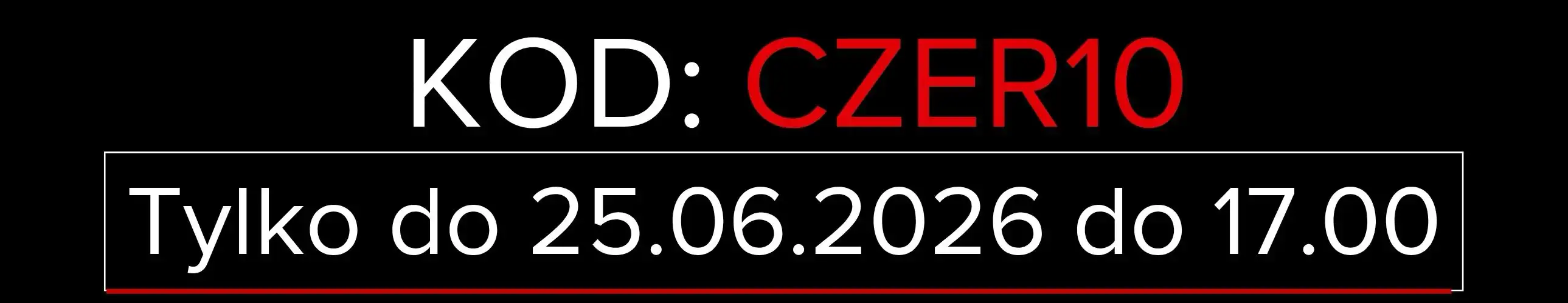 KOD RABATOWY Tylko do